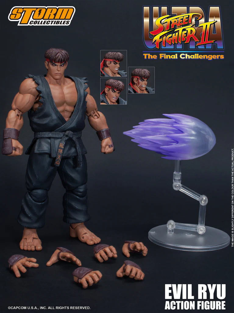 In Stock: EVIL RYU - Ultra Street Fighter II The Final Challengers Action Figure