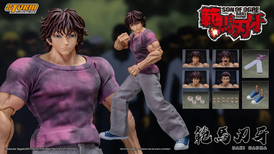In Stock: BAKI HANMA "SON OF THE OGRE" Action Figure