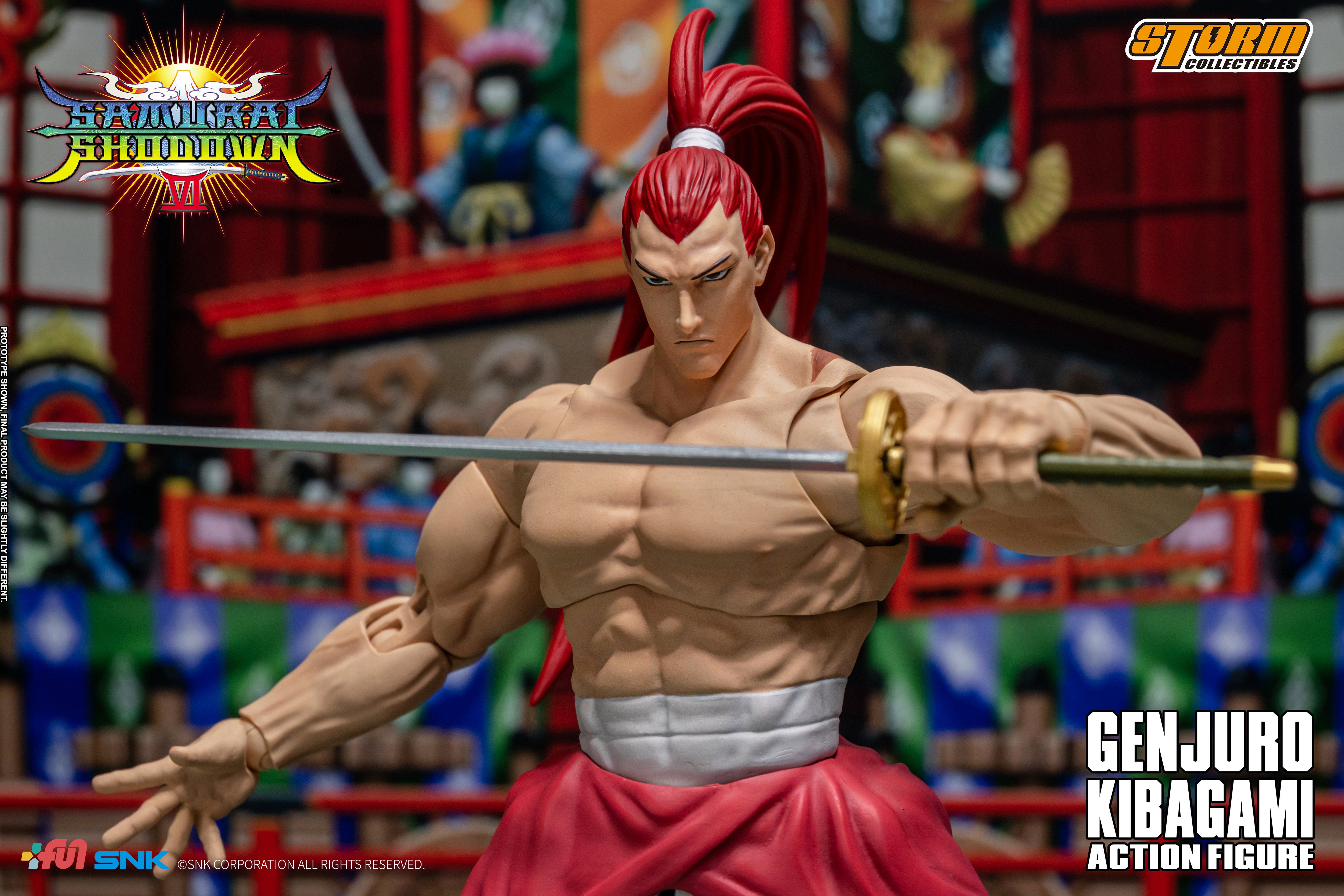 In Stock: GENJURO KIBAGAMI - Samurai Shodown VI Action Figure (UK