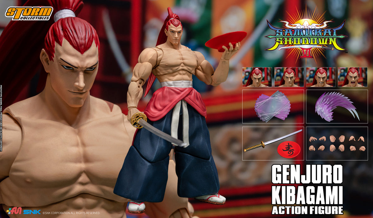Vorbestellung: GENJURO KIBAGAMI – Samurai Shodown VI Actionfigur (UK)