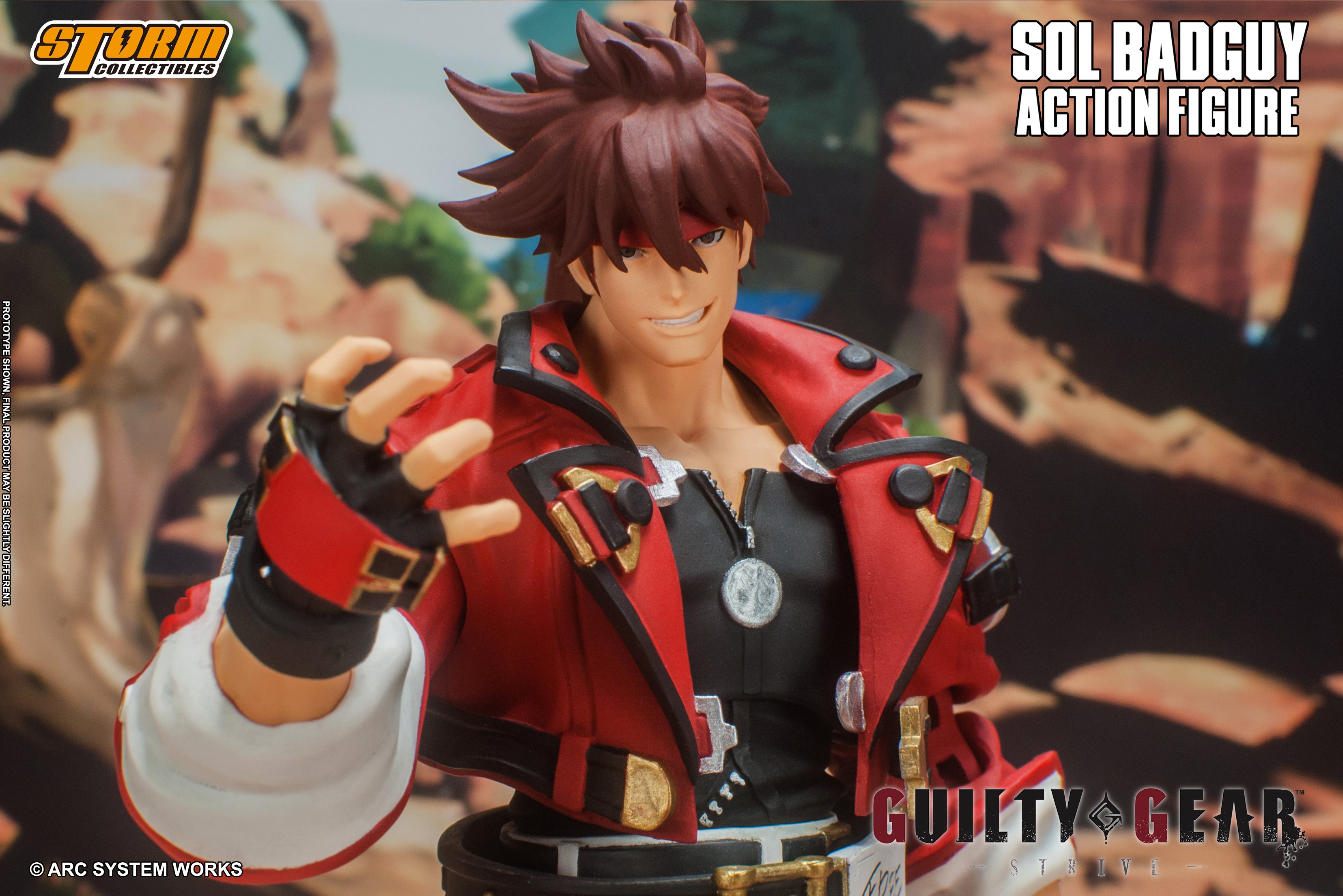 In Stock: SOL BADGUY - Guilty Gear Action Figure (UK) – Storm