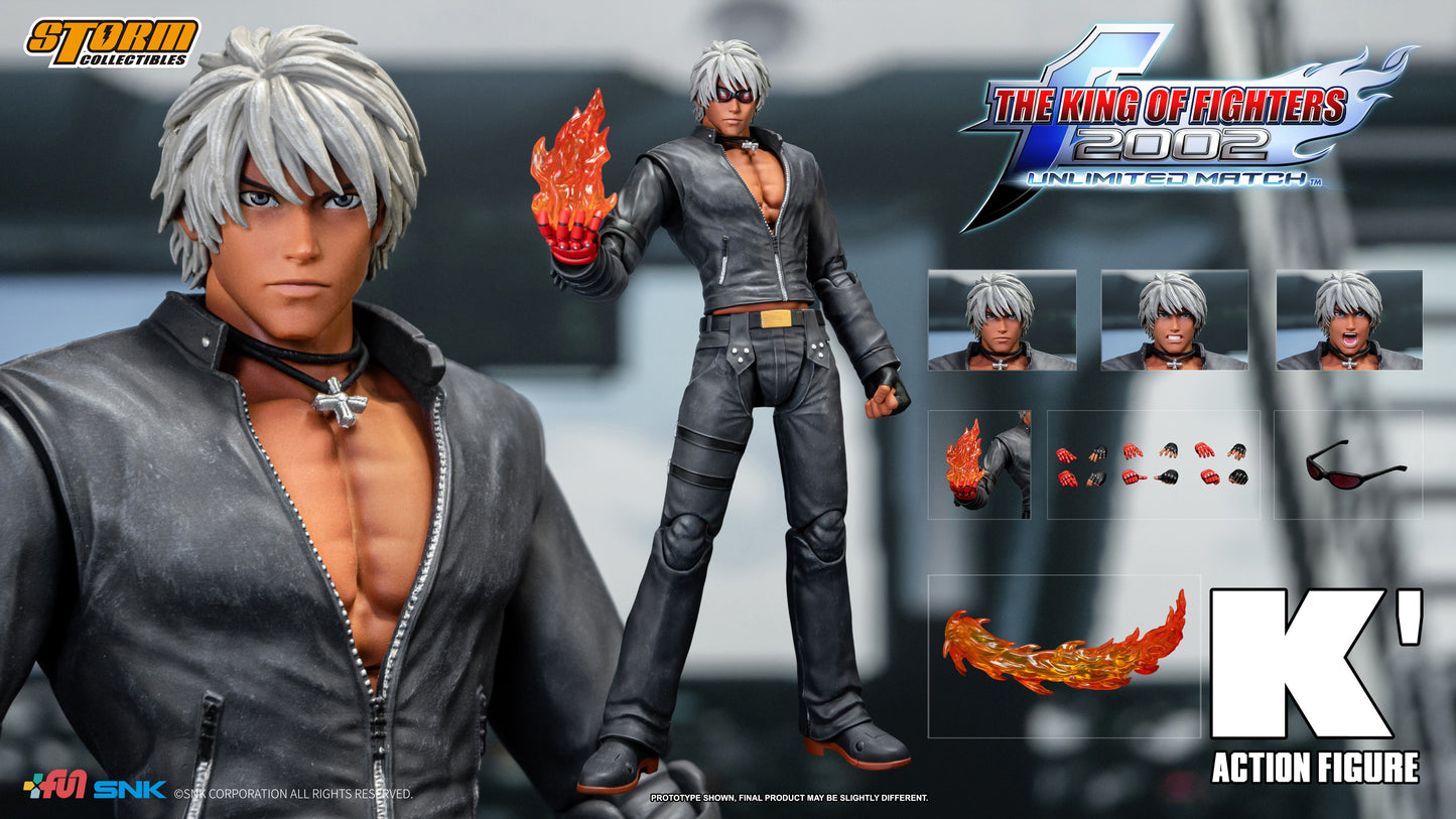 In Stock: K' - King of Fighters 2002 UM Action Figure