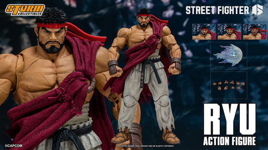 In Stock: RYU - STREET FIGHTER 6 Action Figure