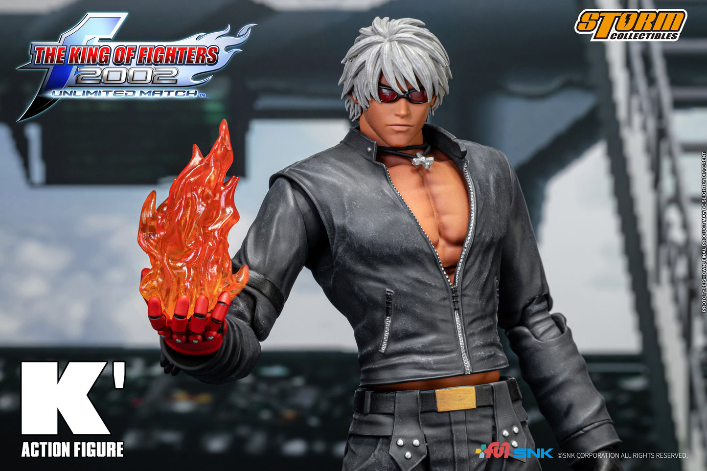 In Stock: K' - King of Fighters 2002 UM Action Figure