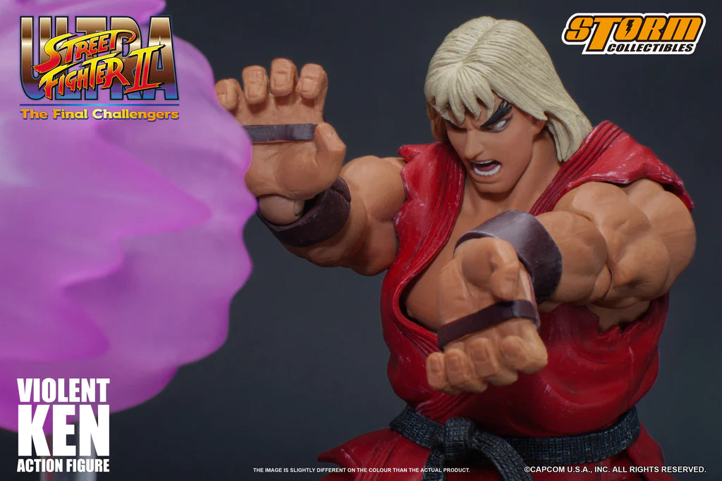In Stock: VIOLENT KEN - Ultra Street Fighter II The Final Challengers Action Figure