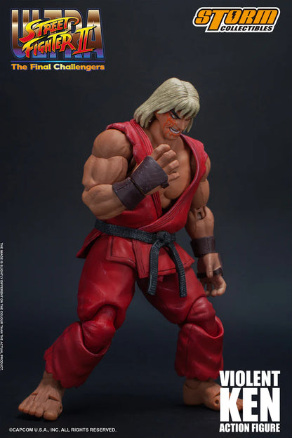 In Stock: VIOLENT KEN - Ultra Street Fighter II The Final Challengers Action Figure
