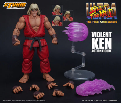 In Stock: VIOLENT KEN - Ultra Street Fighter II The Final Challengers Action Figure