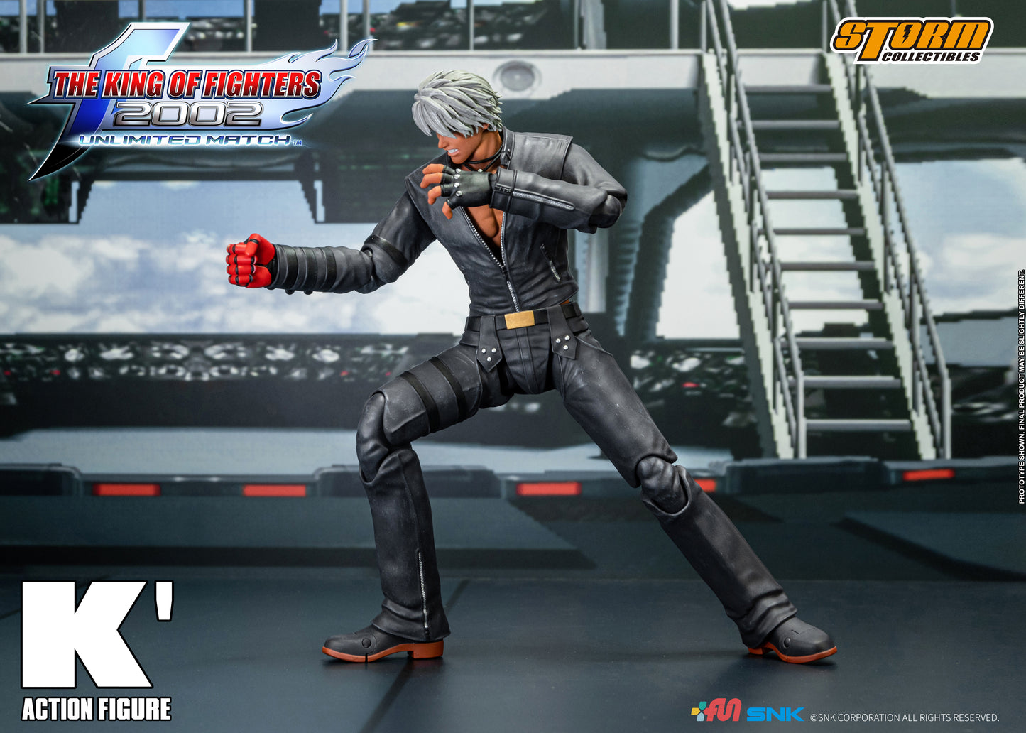 In Stock: K' - King of Fighters 2002 UM Action Figure