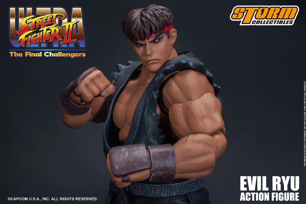 In Stock: EVIL RYU - Ultra Street Fighter II The Final Challengers Action Figure