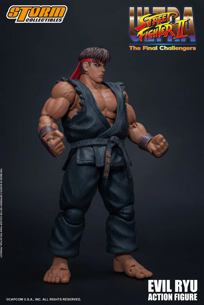 In Stock: EVIL RYU - Ultra Street Fighter II The Final Challengers Action Figure