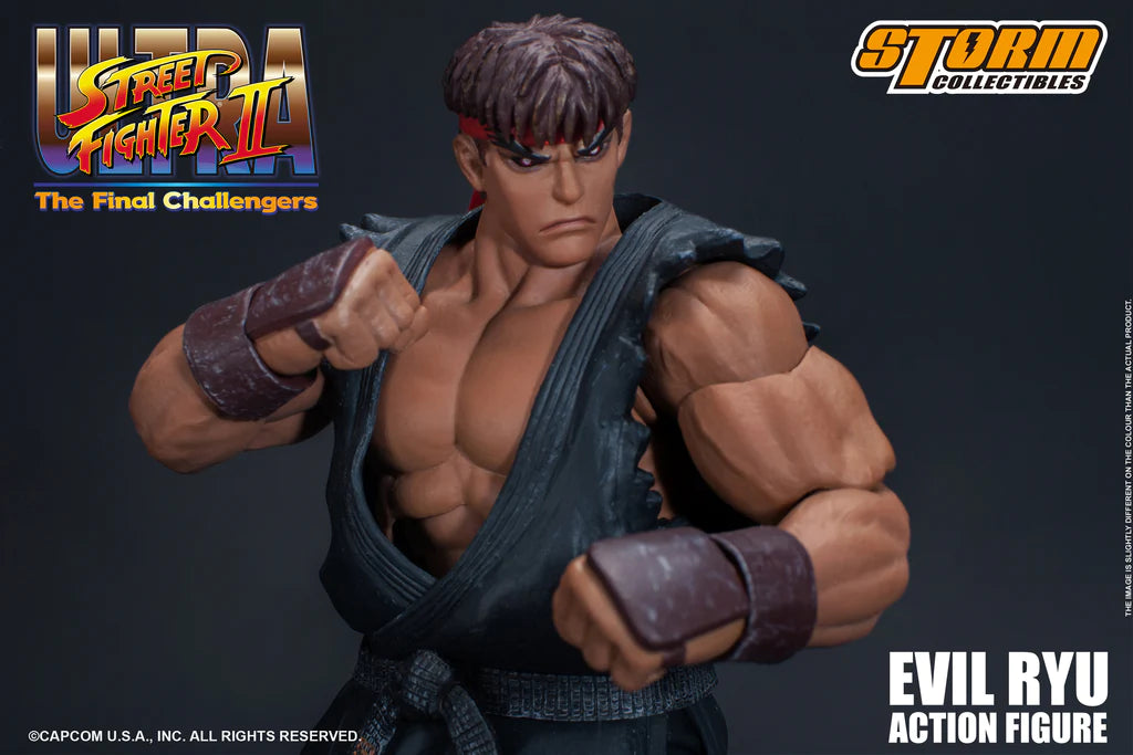 In Stock: EVIL RYU - Ultra Street Fighter II The Final Challengers Action Figure
