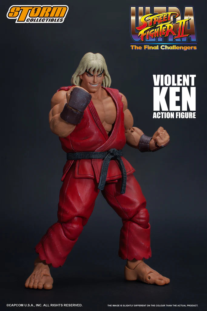 In Stock: VIOLENT KEN - Ultra Street Fighter II The Final Challengers Action Figure