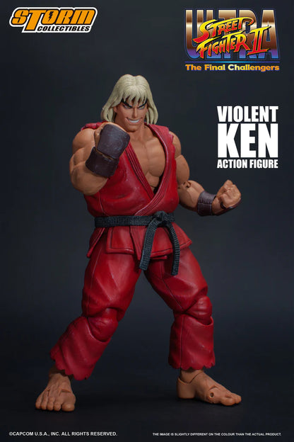 In Stock: VIOLENT KEN - Ultra Street Fighter II The Final Challengers Action Figure
