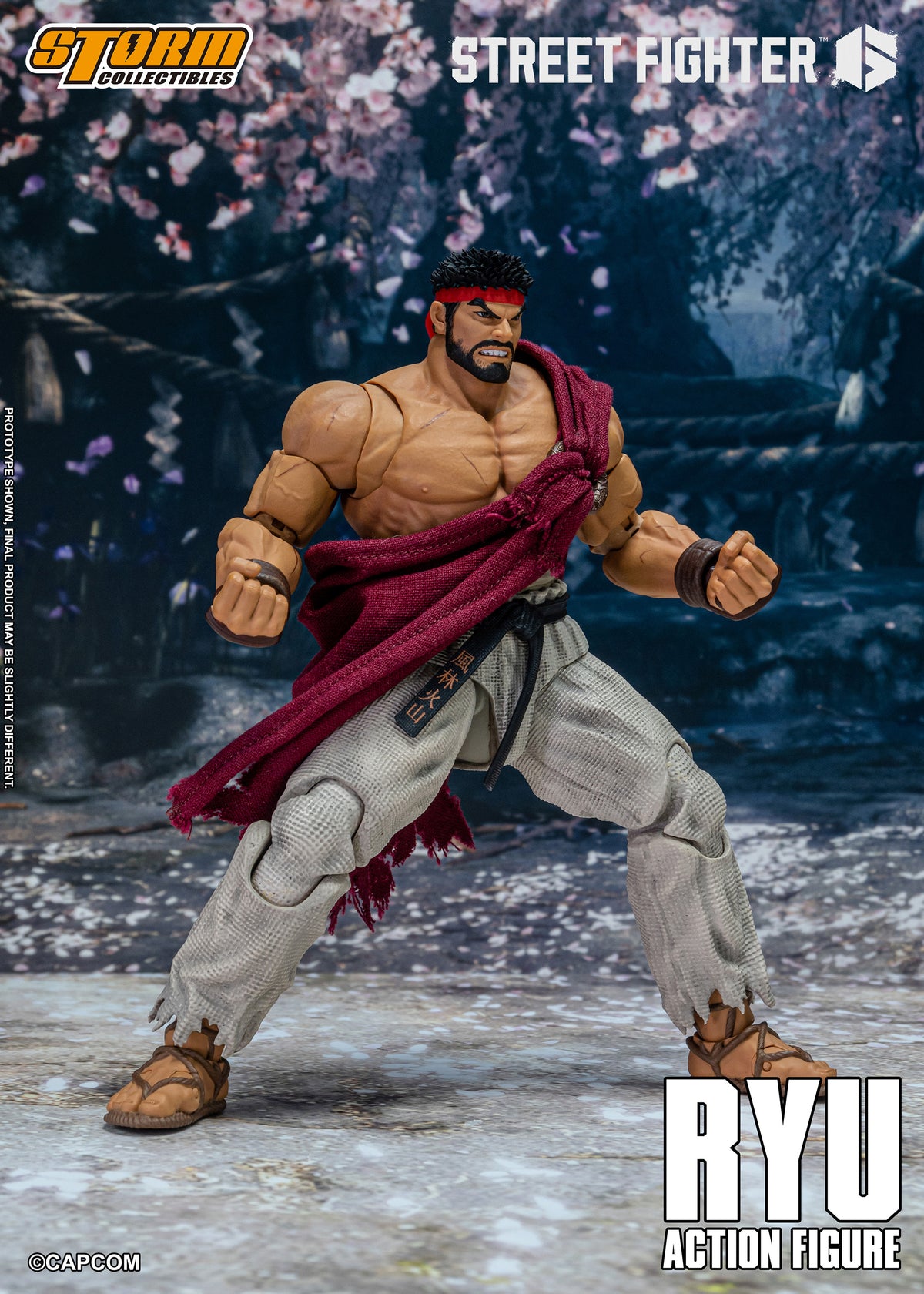 In Stock: RYU - STREET FIGHTER 6 Action Figure