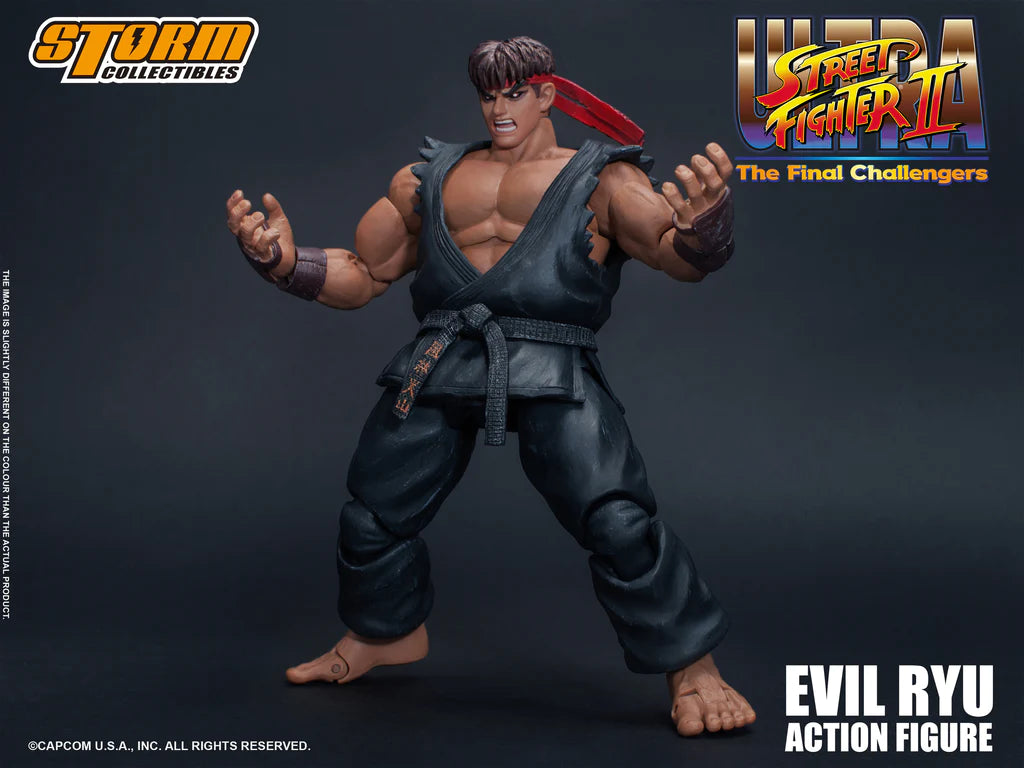 In Stock: EVIL RYU - Ultra Street Fighter II The Final Challengers Action Figure