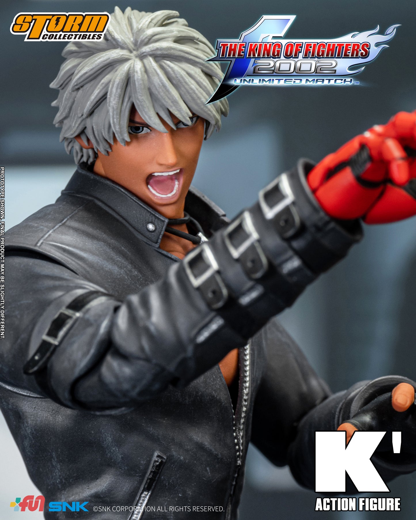 In Stock: K' - King of Fighters 2002 UM Action Figure