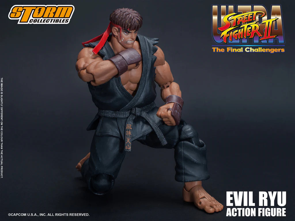 In Stock: EVIL RYU - Ultra Street Fighter II The Final Challengers Action Figure