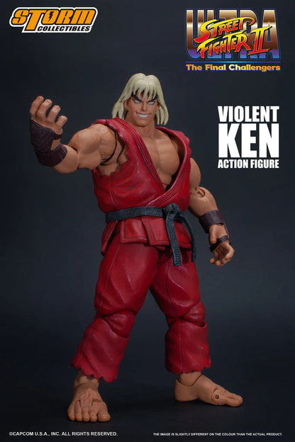 In Stock: VIOLENT KEN - Ultra Street Fighter II The Final Challengers Action Figure