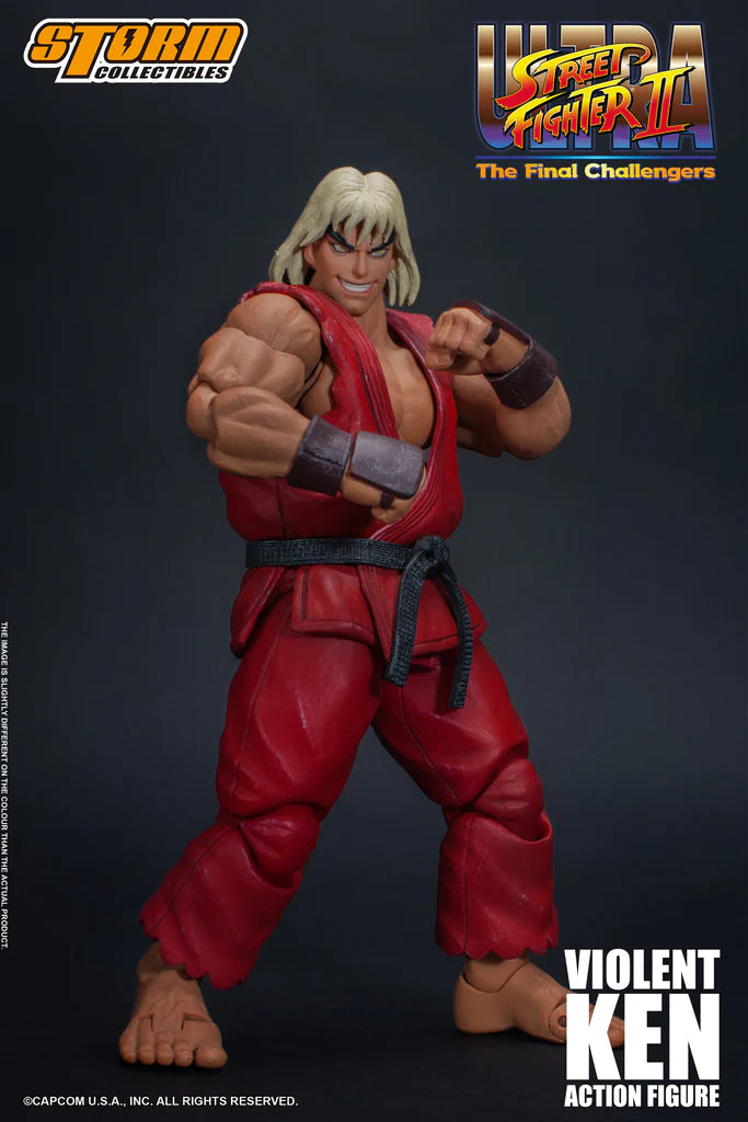 In Stock: VIOLENT KEN - Ultra Street Fighter II The Final Challengers Action Figure