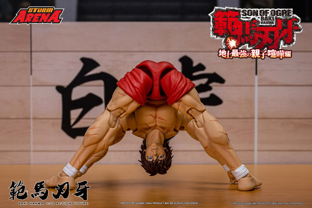 In Stock: BAKI HANMA -SON OF OGRE - "STORM ARENA" 1/12 Scale