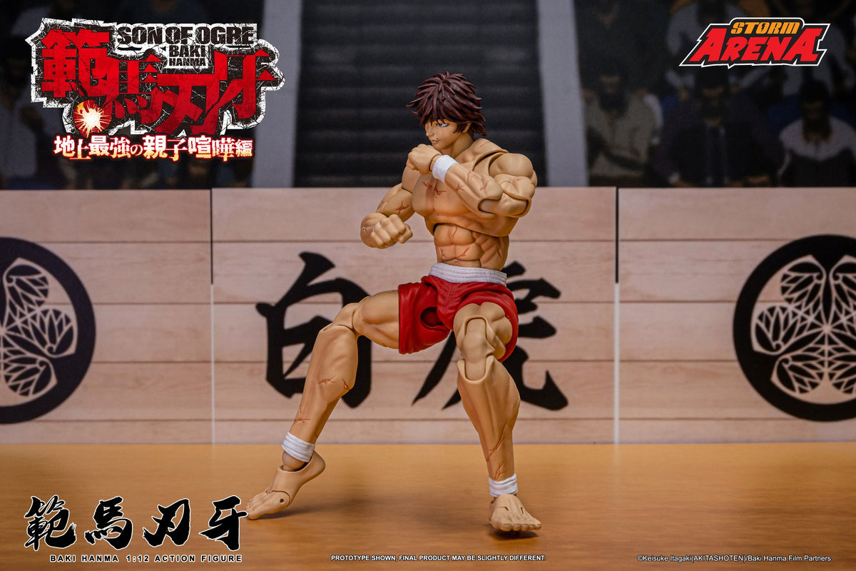 In Stock: BAKI HANMA -SON OF OGRE - "STORM ARENA" 1/12 Scale