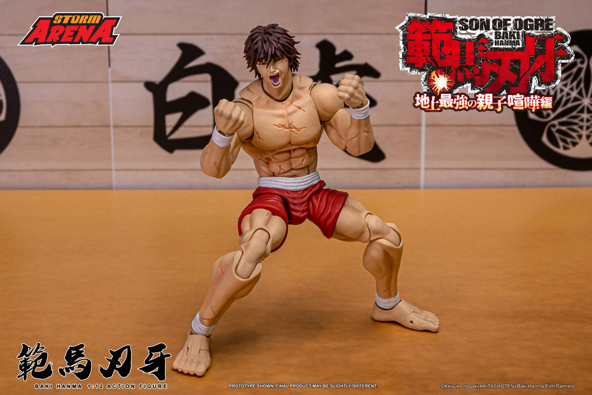 In Stock: BAKI HANMA -SON OF OGRE - "STORM ARENA" 1/12 Scale