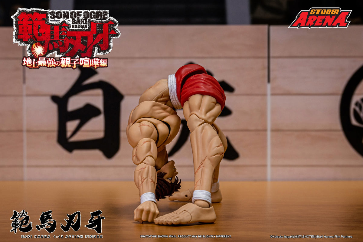 In Stock: BAKI HANMA -SON OF OGRE - "STORM ARENA" 1/12 Scale