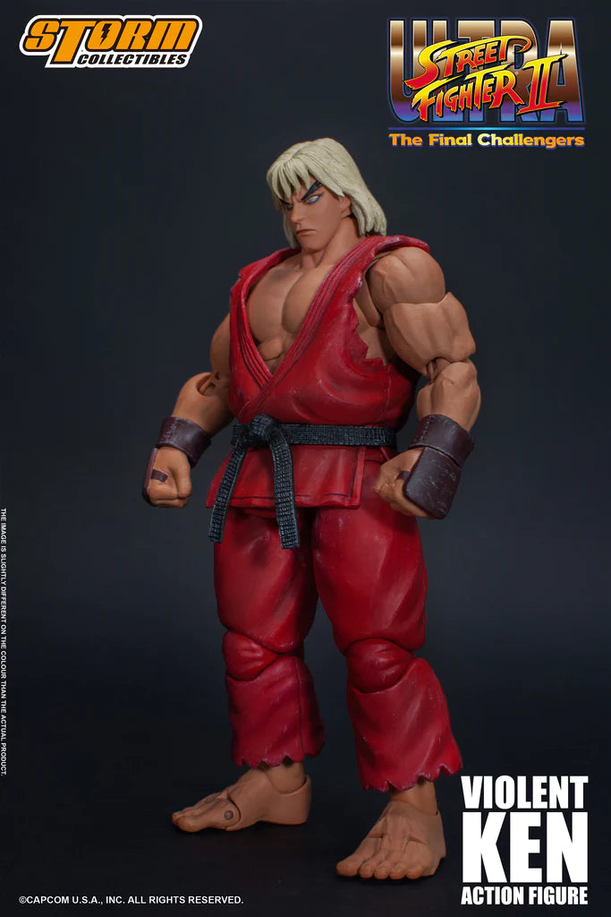 In Stock: VIOLENT KEN - Ultra Street Fighter II The Final Challengers Action Figure