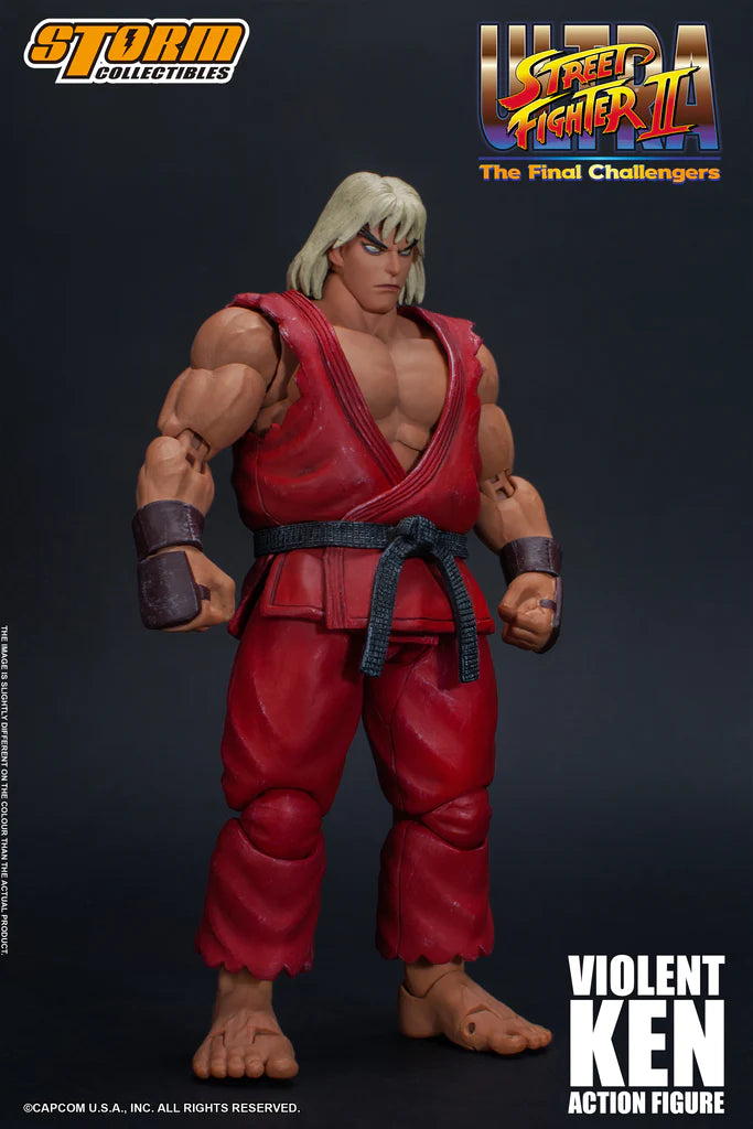 In Stock: VIOLENT KEN - Ultra Street Fighter II The Final Challengers Action Figure