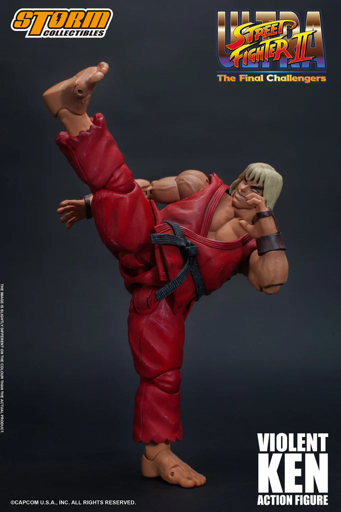 In Stock: VIOLENT KEN - Ultra Street Fighter II The Final Challengers Action Figure