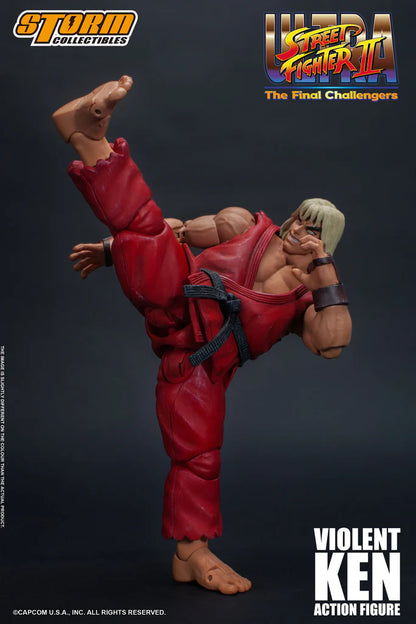 In Stock: VIOLENT KEN - Ultra Street Fighter II The Final Challengers Action Figure