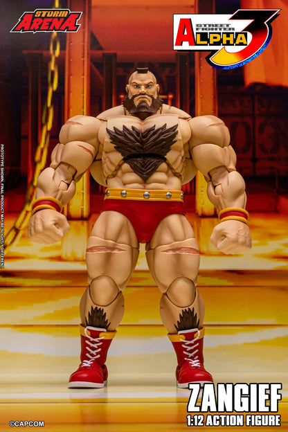 Pre-order: ZANGIEF - STREET FIGHTER ALPHA (ZERO) 3 "STORM ARENA" 1/12 Scale