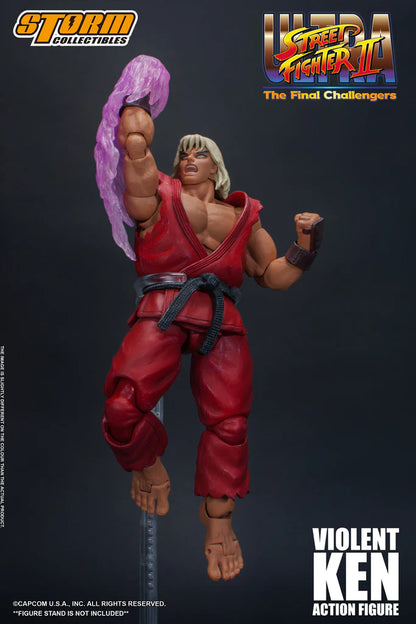 In Stock: VIOLENT KEN - Ultra Street Fighter II The Final Challengers Action Figure