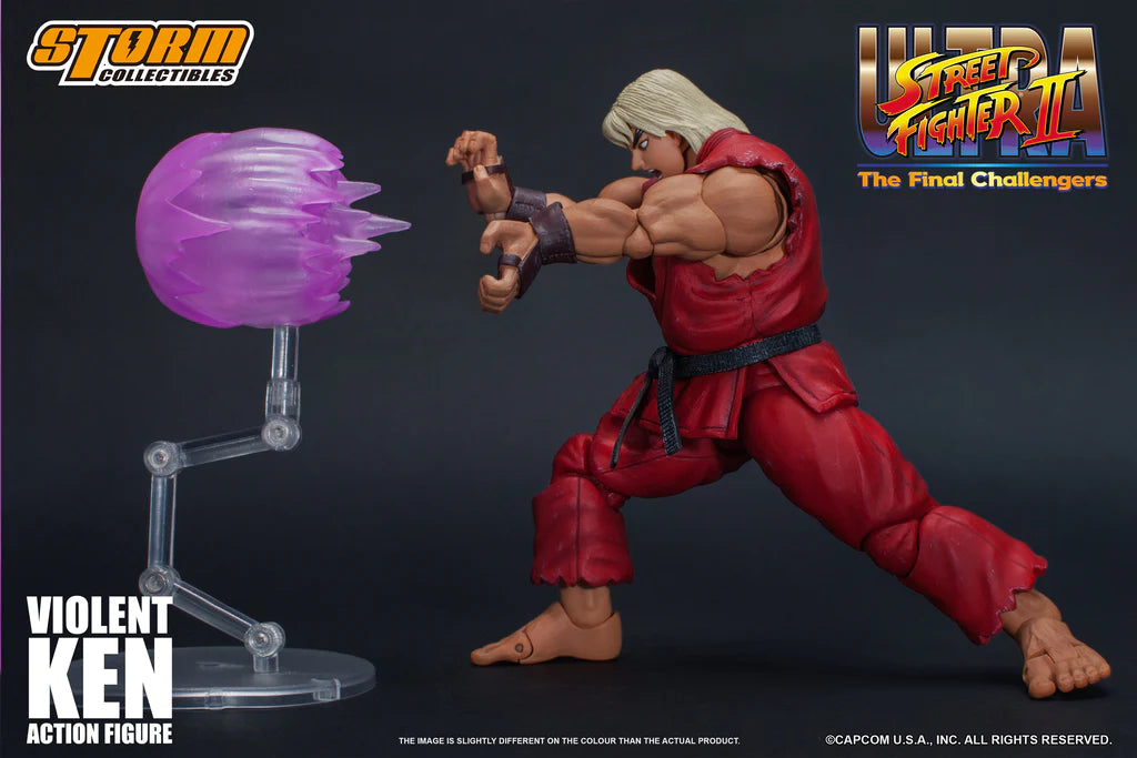 In Stock: VIOLENT KEN - Ultra Street Fighter II The Final Challengers Action Figure
