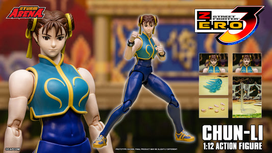 Pre-order: CHUN-LI - STREET FIGHTER ALPHA (ZERO) 3 "STORM ARENA" 1/12 Scale