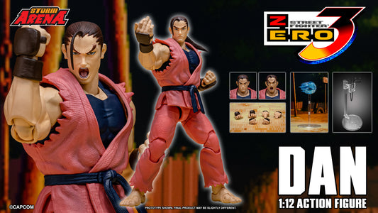 In Stock: DAN - STREET FIGHTER ALPHA (ZERO) 3 "STORM ARENA" 1/12 Scale