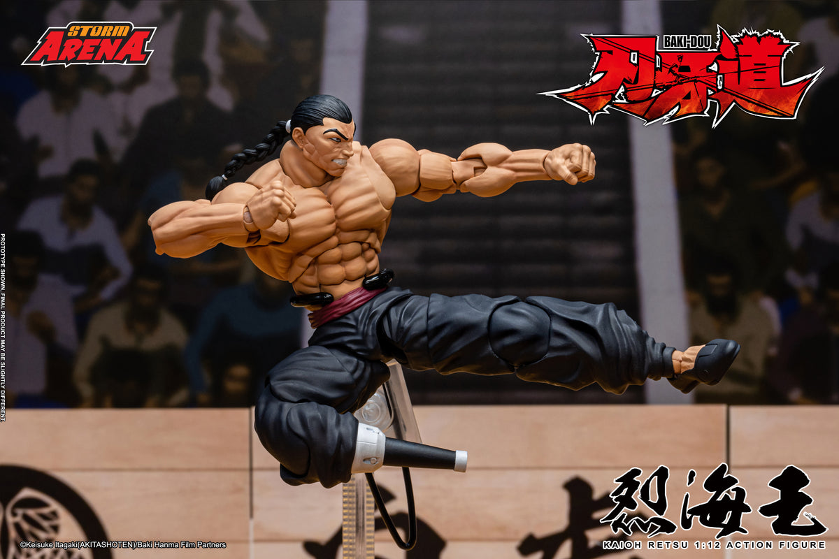 Pre-order: KAIOH RETSU - BAKI-DOU STORM ARENA 1/12 Scale