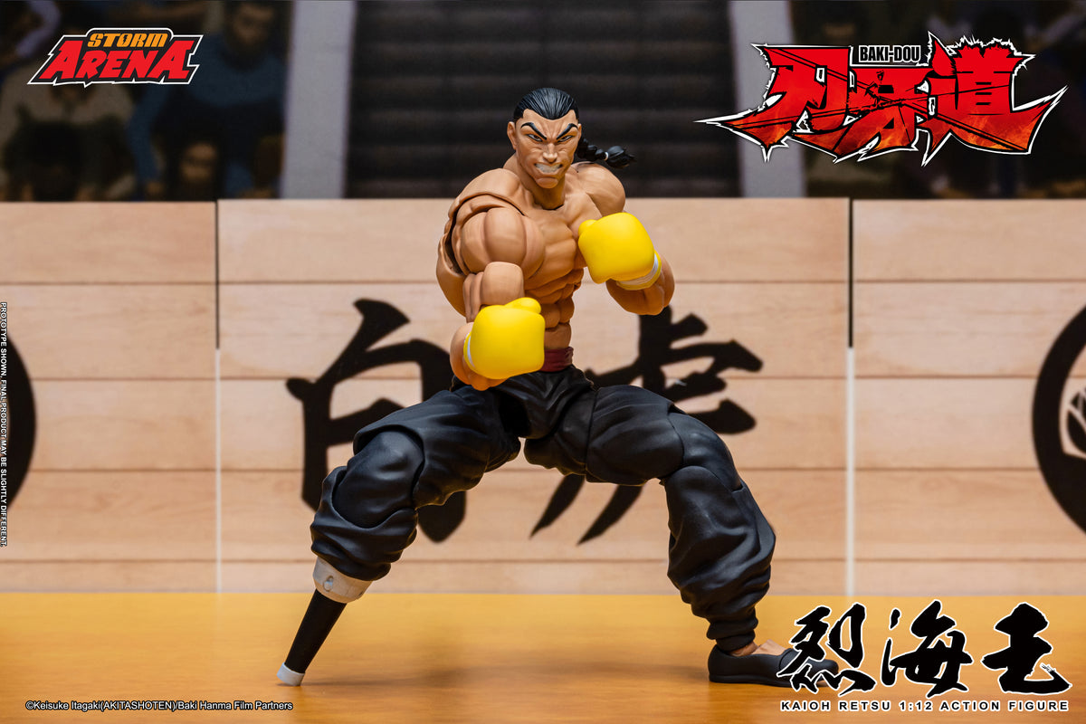 Pre-order: KAIOH RETSU - BAKI-DOU STORM ARENA 1/12 Scale