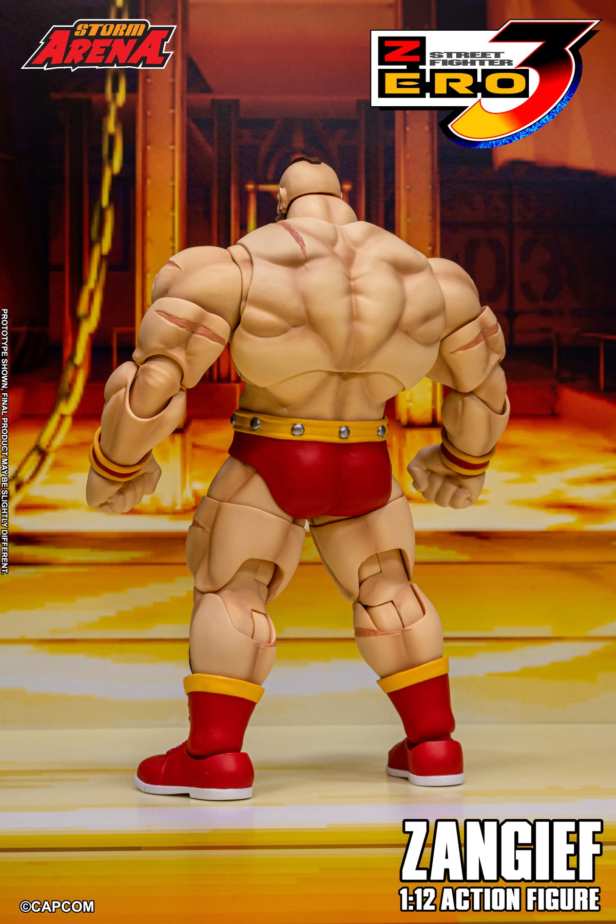 Pre-order: ZANGIEF - STREET FIGHTER ALPHA (ZERO) 3 "STORM ARENA" 1/12 Scale