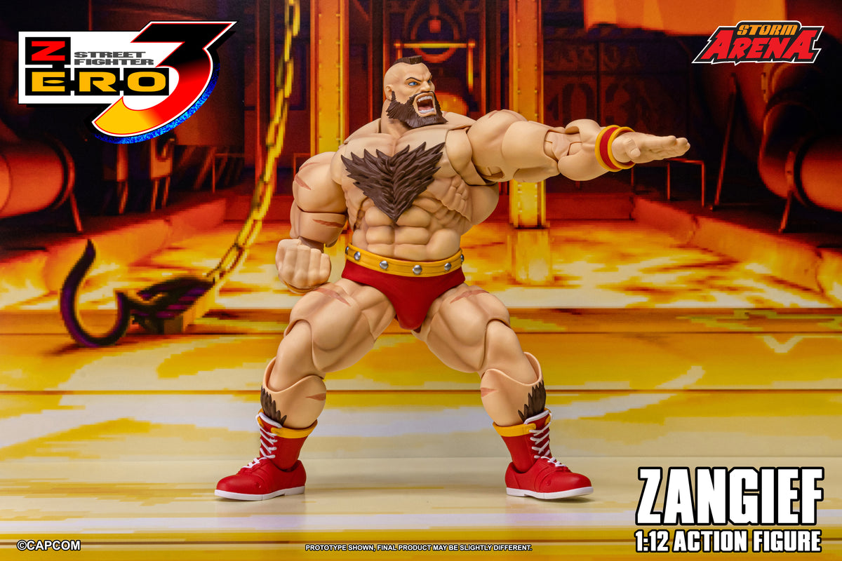 Pre-order: ZANGIEF - STREET FIGHTER ALPHA (ZERO) 3 "STORM ARENA" 1/12 Scale