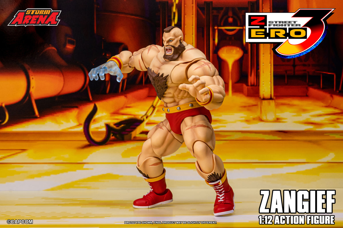 Pre-order: ZANGIEF - STREET FIGHTER ALPHA (ZERO) 3 "STORM ARENA" 1/12 Scale
