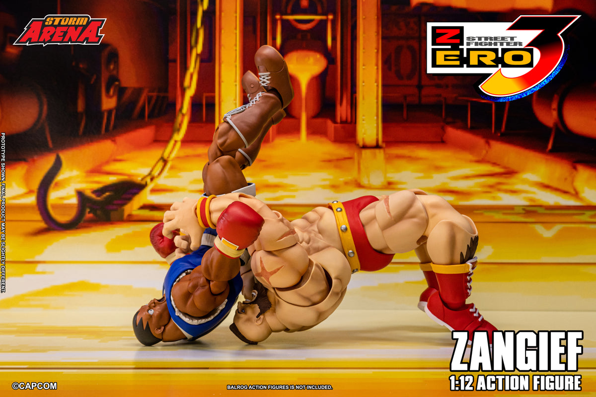 Pre-order: ZANGIEF - STREET FIGHTER ALPHA (ZERO) 3 "STORM ARENA" 1/12 Scale
