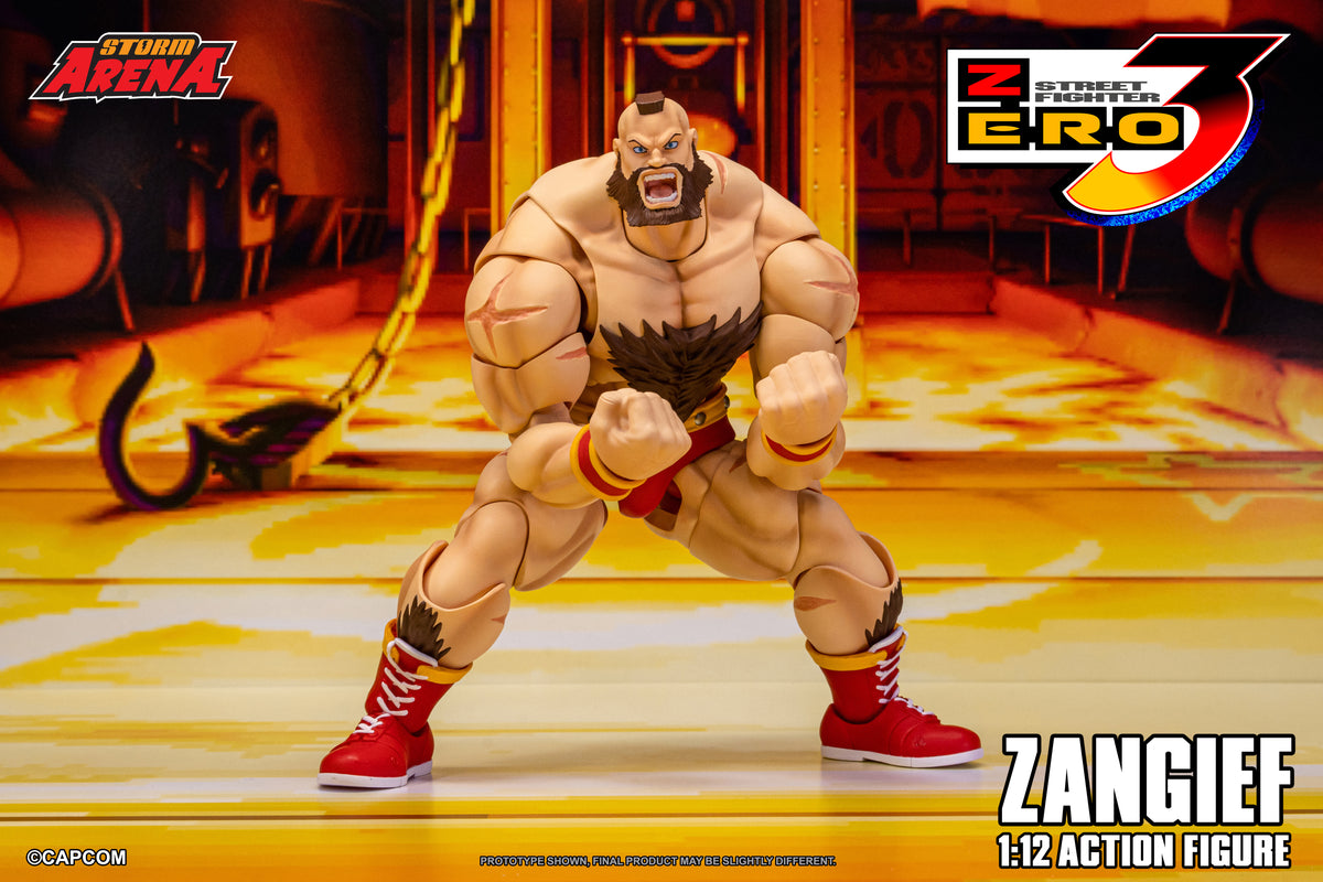 Pre-order: ZANGIEF - STREET FIGHTER ALPHA (ZERO) 3 "STORM ARENA" 1/12 Scale