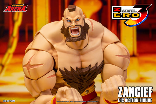 Pre-order: ZANGIEF - STREET FIGHTER ALPHA (ZERO) 3 "STORM ARENA" 1/12 Scale