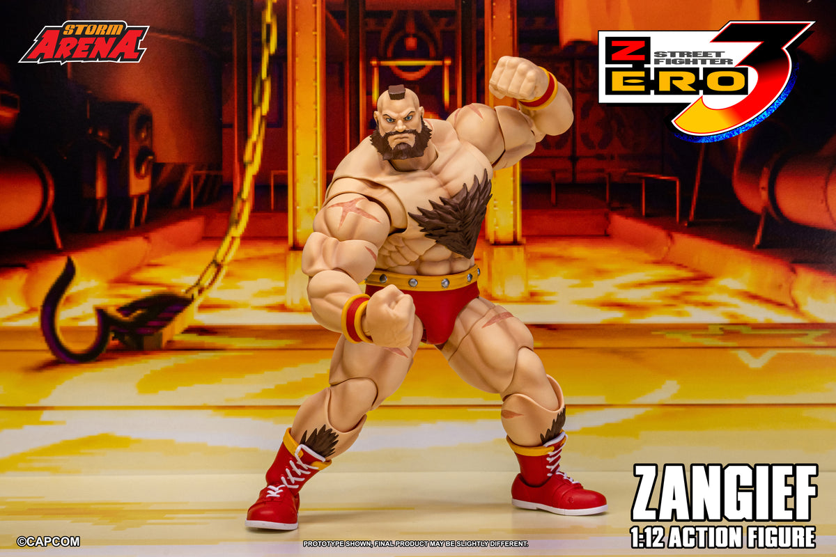 Pre-order: ZANGIEF - STREET FIGHTER ALPHA (ZERO) 3 "STORM ARENA" 1/12 Scale