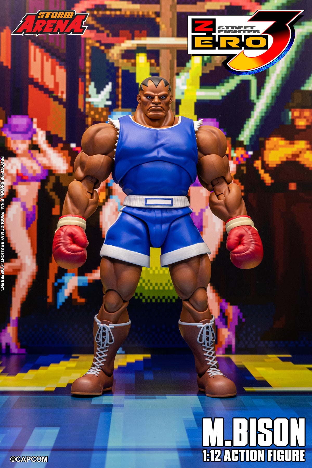Pre-order: M.BISON (BALROG) - STREET FIGHTER ZERO (ALPHA) 3 "STORM ARENA" 1/12 Scale