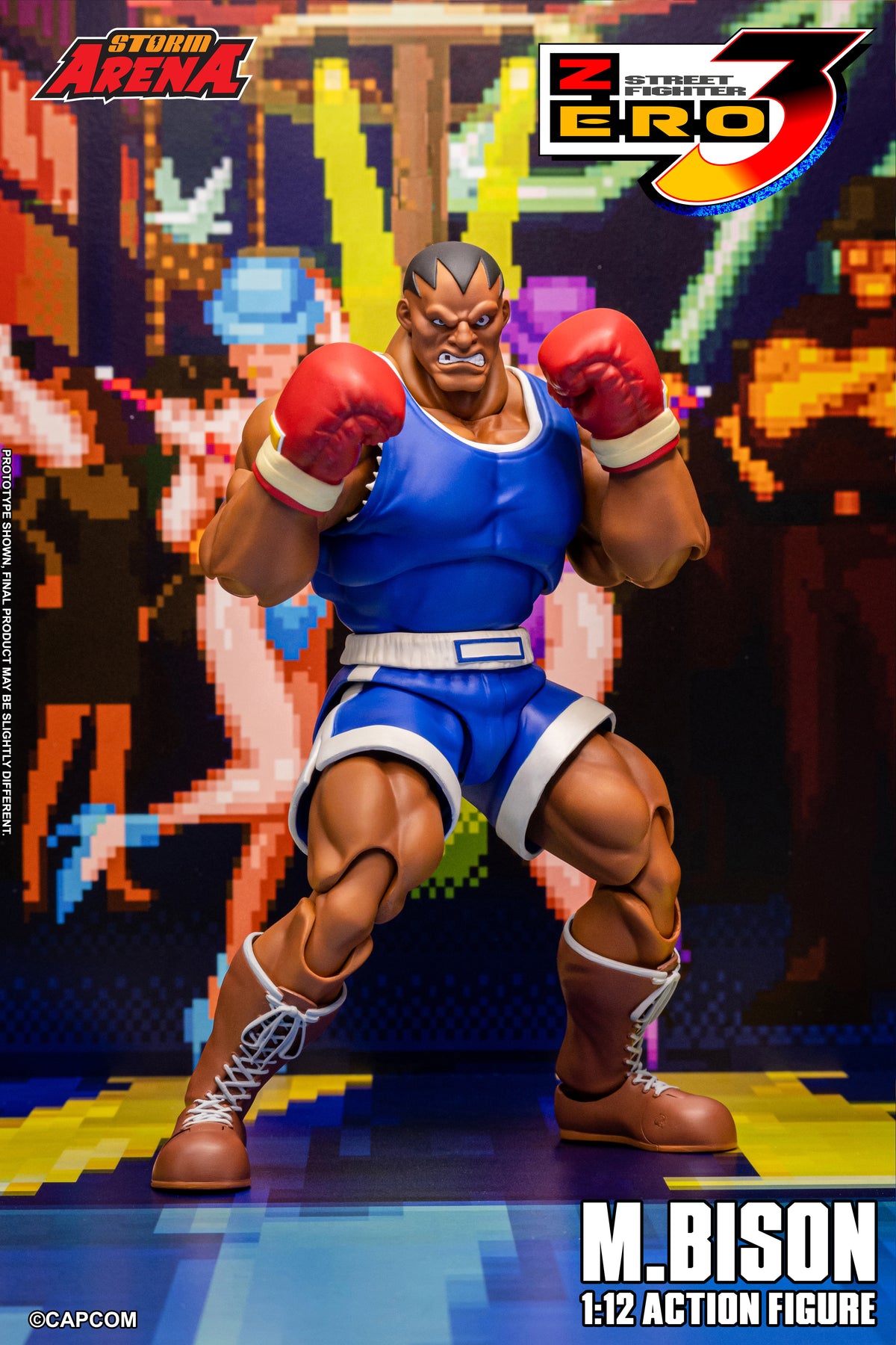 Pre-order: M.BISON (BALROG) - STREET FIGHTER ZERO (ALPHA) 3 "STORM ARENA" 1/12 Scale