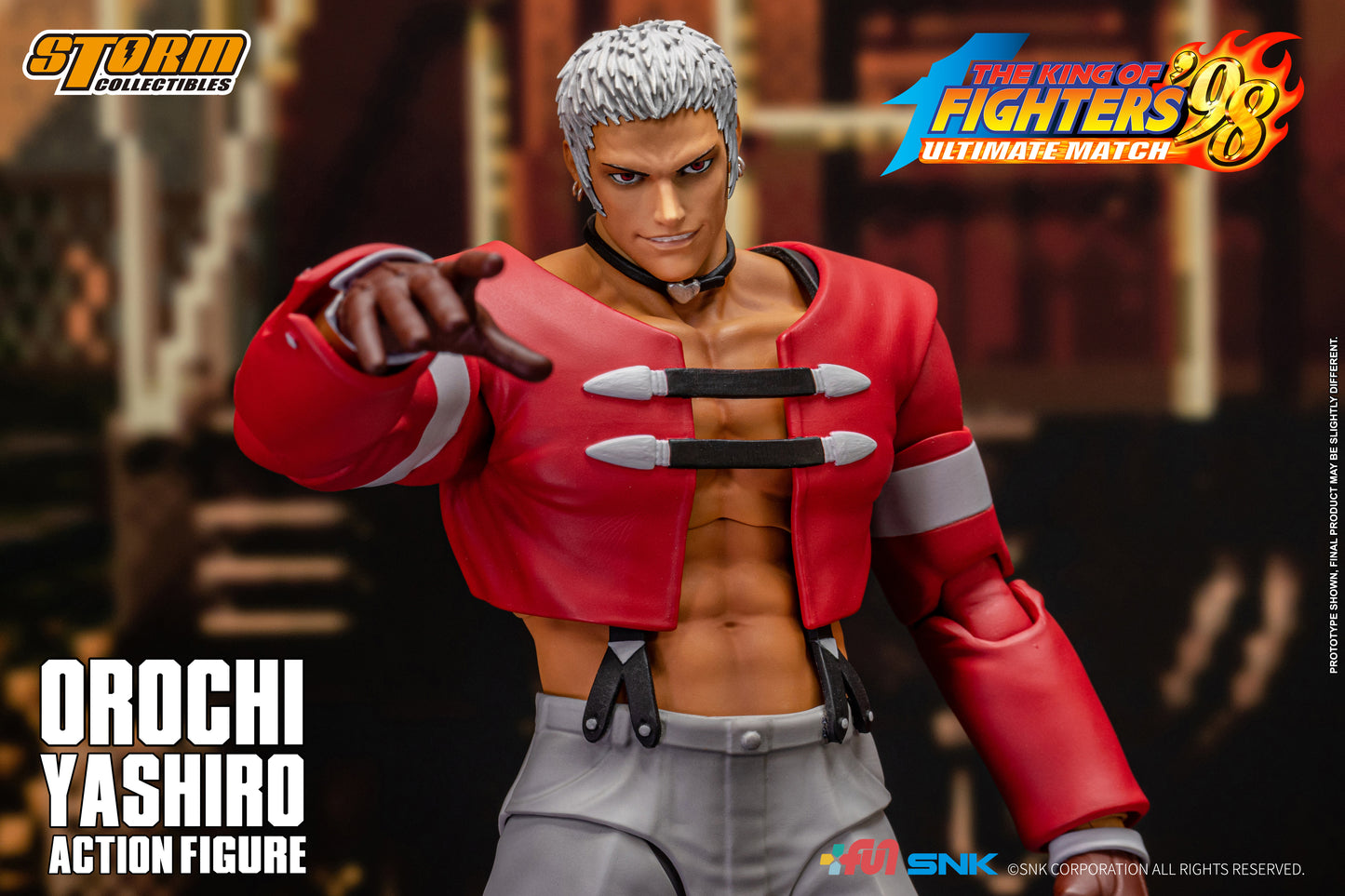 In Stock: OROCHI YASHIRO The King of Fighter ‘98 UM Action Figure
