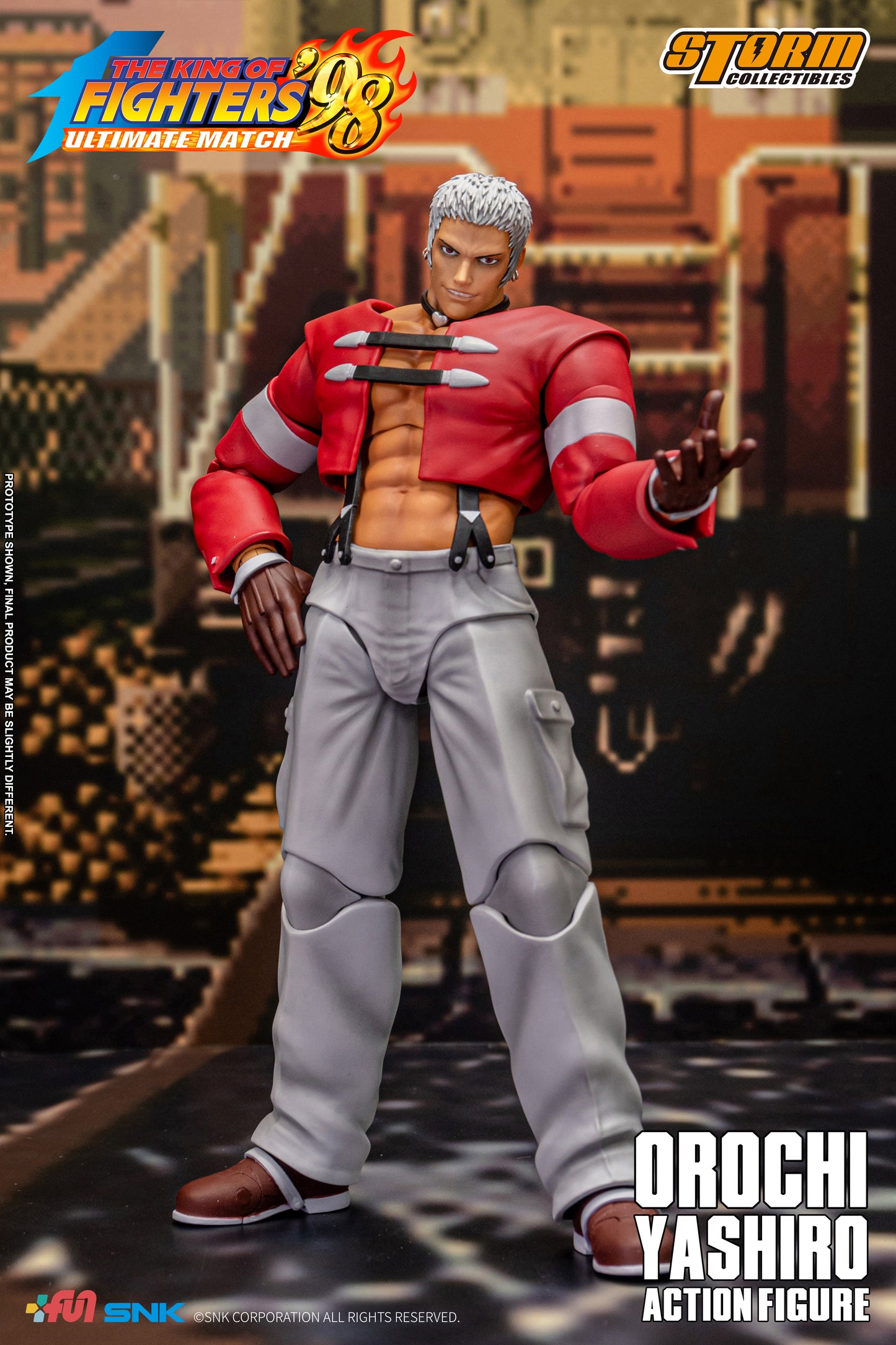 In Stock: OROCHI YASHIRO The King of Fighter ‘98 UM Action Figure