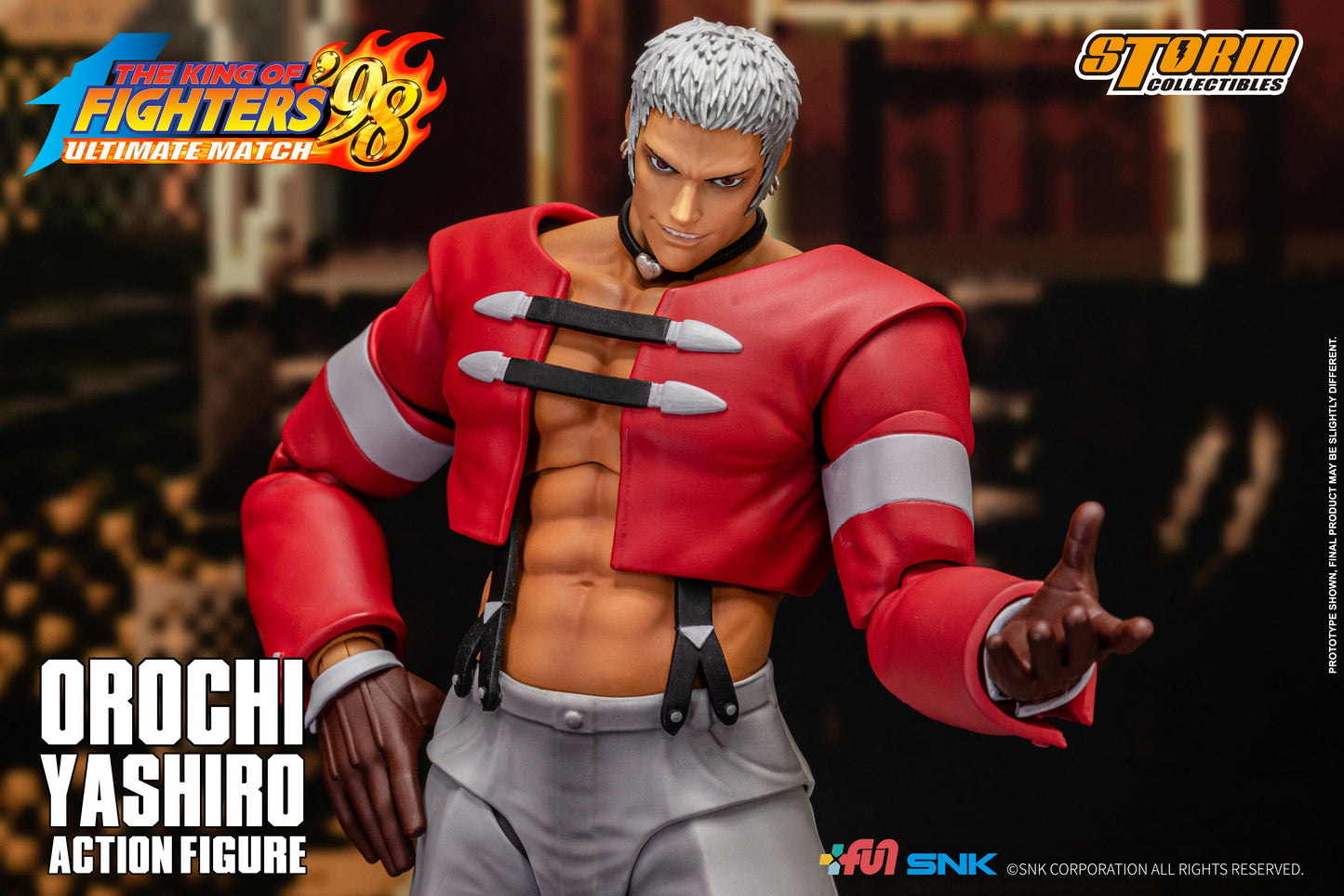 In Stock: OROCHI YASHIRO The King of Fighter ‘98 UM Action Figure